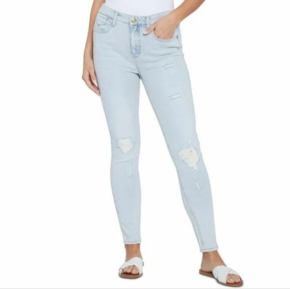 Seven7 Limited Edition Bombshell Ripped Skinny Jeans Size 12